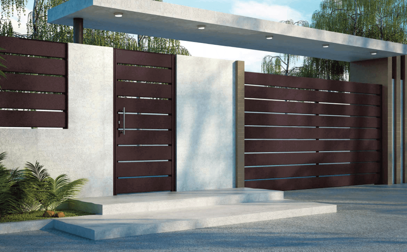 cancela puerta peatoal mykonos